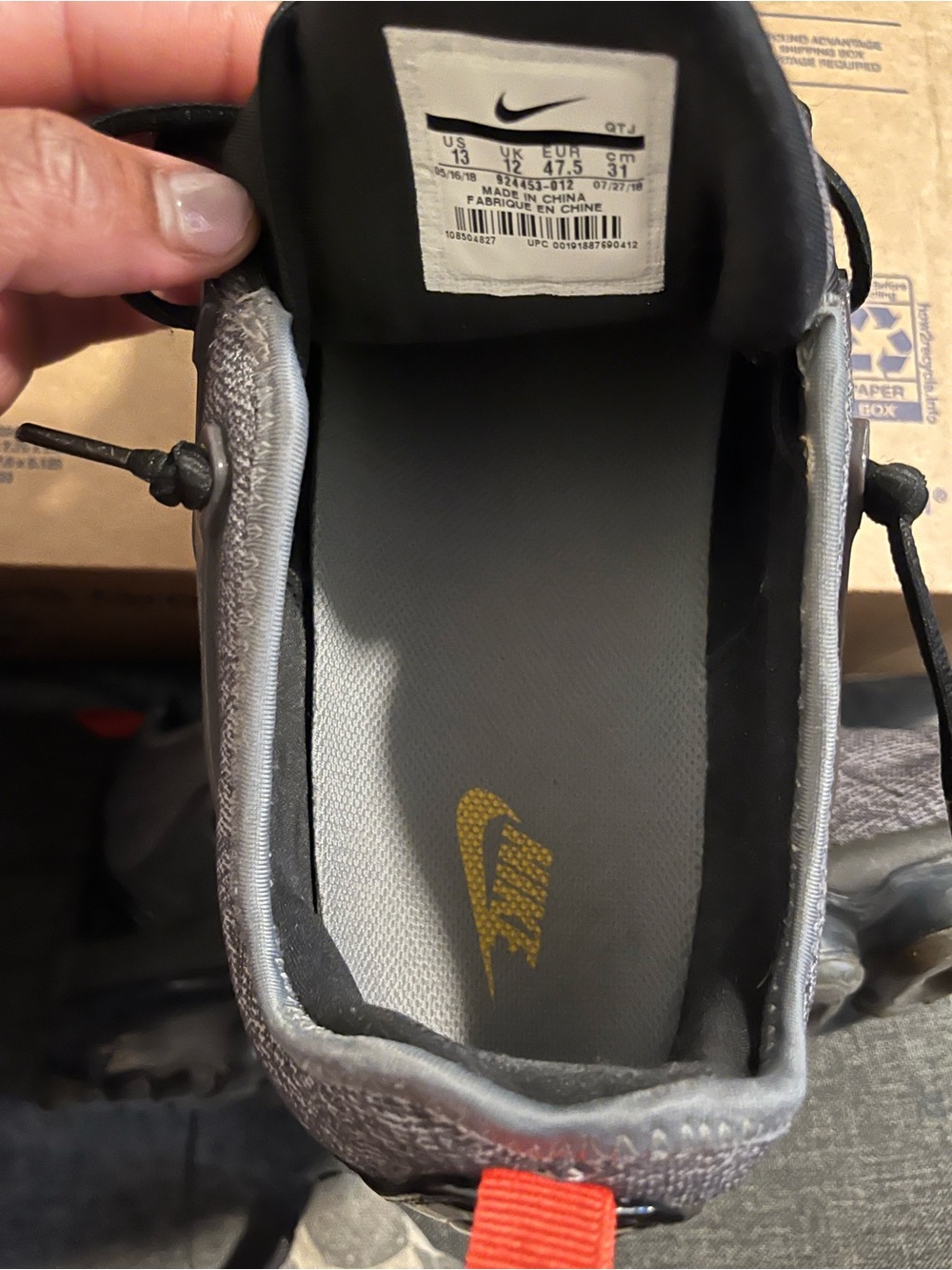 Nike AIR VAPORMAX PLUS Men’s Size 13/Women’s 14.5 - Picture 16 of 16